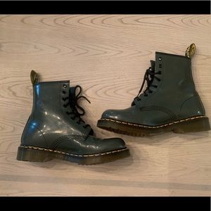 Dr. Marten 1460 Patent Leather Lace Up Boots